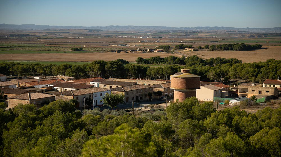 Vista de la localidad de Sodeto. Ayuntamiento de Alberuela de Tubo.