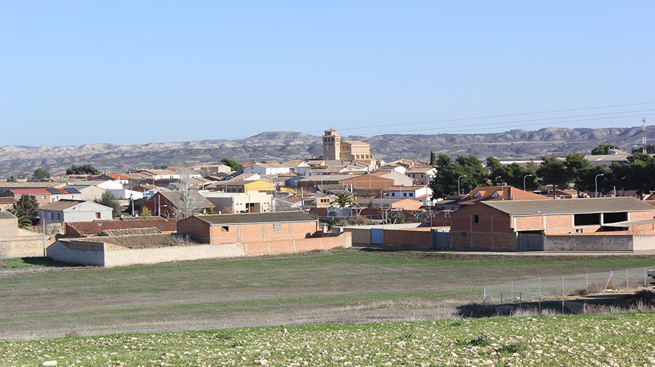 Vistas de la localidad monegrina de Perdiguera, donde habrá actos festivos entre el viernes y el lunes.
