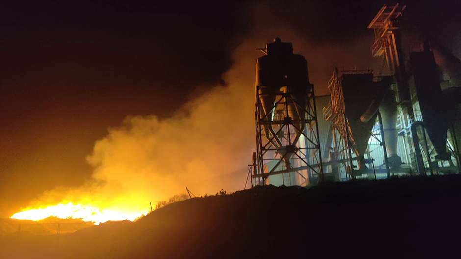 El fuego ha afectado ya a varias naves recién construidas.