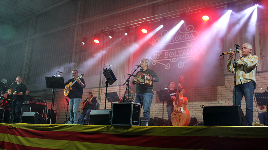 Imagen del concierto ofrecido por la Ronda de Boltaña en Grañén.