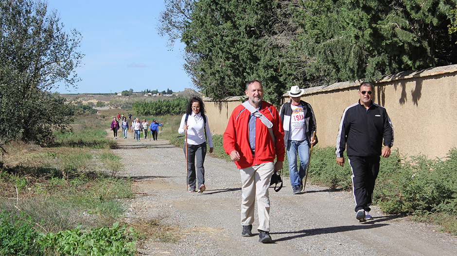 La mayoría de los peregrinos ha completado el recorrido desde Sariñena.