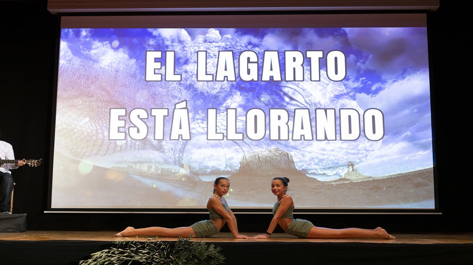 Integrantes del Teatro de Robres en la representación de 'Lorca Eterno', último espectáculo estrenado por la compañía.