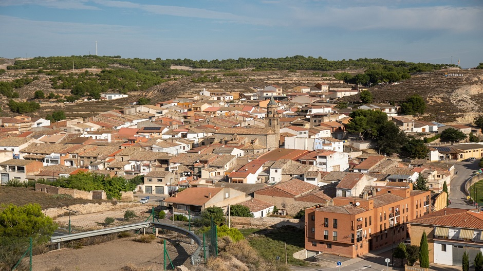 Vista general de la localidad monegrina de Peñalba. Ayuntamiento de Peñalba.