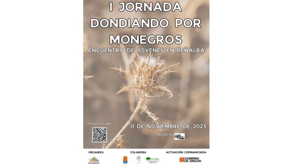Cartel de la jornada 'Dondiando por Monegros', que tendrá lugar el próximo 11 de noviembre en Peñalba.
