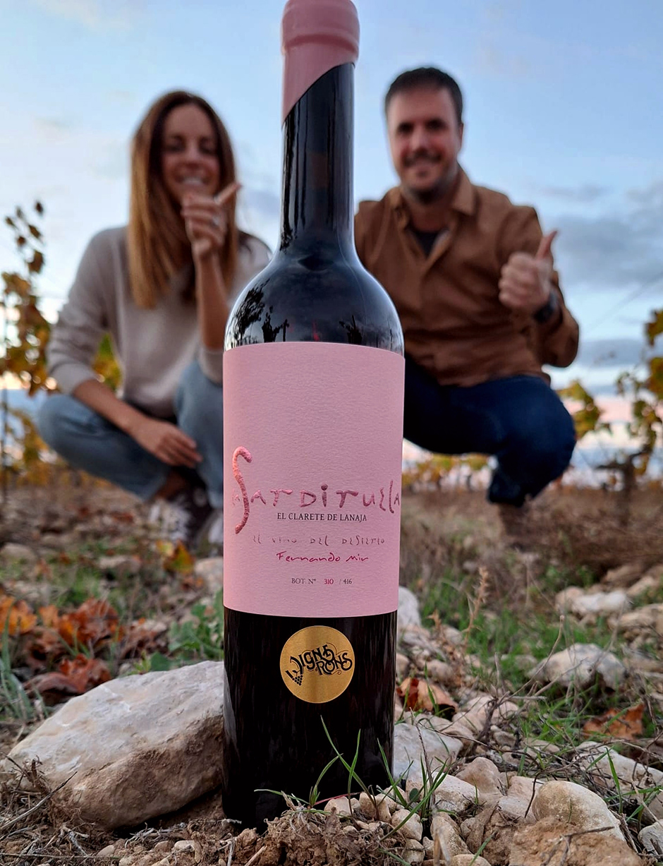 El vino rinde homenaje a los viticultores tradicionales de Lanaja.