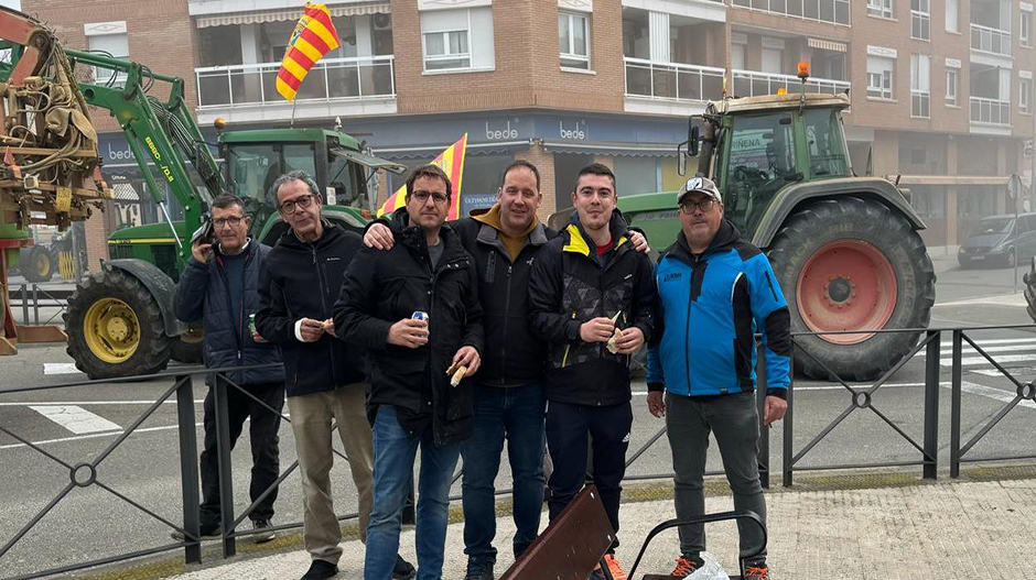 Los monegrinos han sido de los primeros en llegar a la capital oscense.