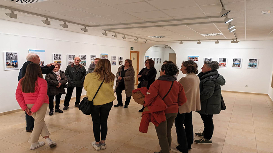 La exposición se inauguró este pasado domingo en la localidad de Tardienta.