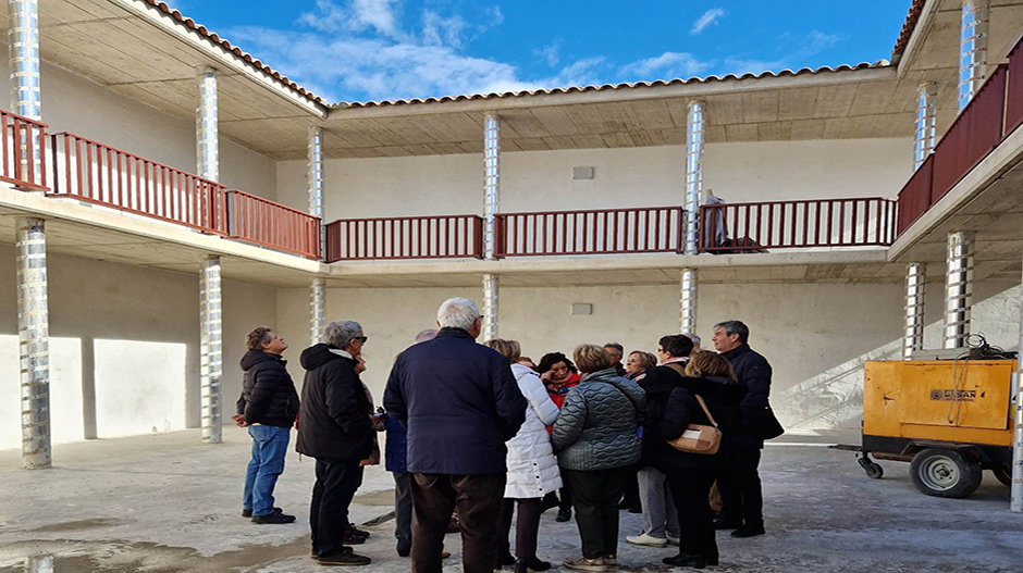 Las obras siguen avanzando a buen ritmo, mostrando la estructura y estética del singular espacio.