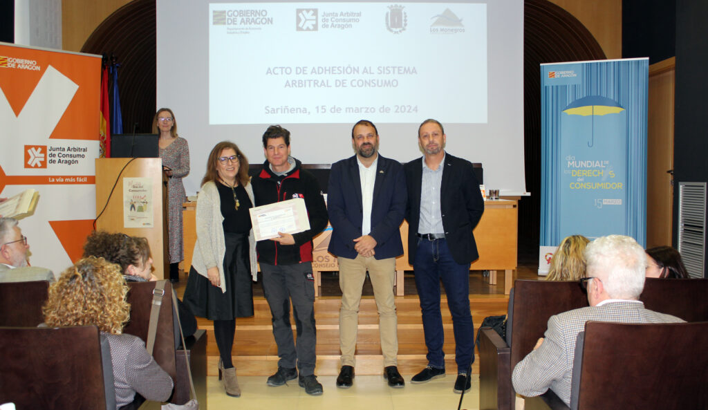 El acto ha tenido lugar este viernes en la sede comarcal de Sariñena.