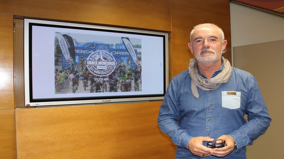 Juan Carlos Nájera lleva al frente de Orbea Monegros desde su primera edición, asegurando «estar enamorado de Los Monegros».