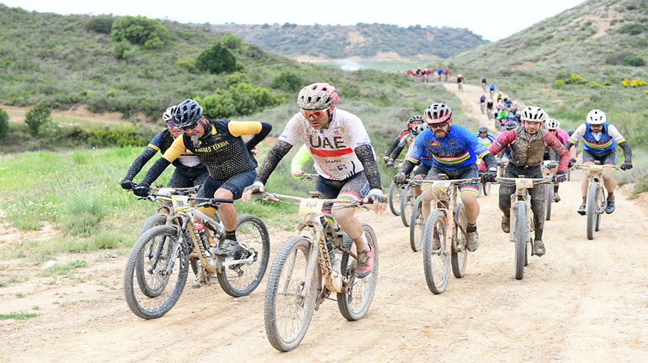 Los ciclistas han ido acompañados de principio a fin. 