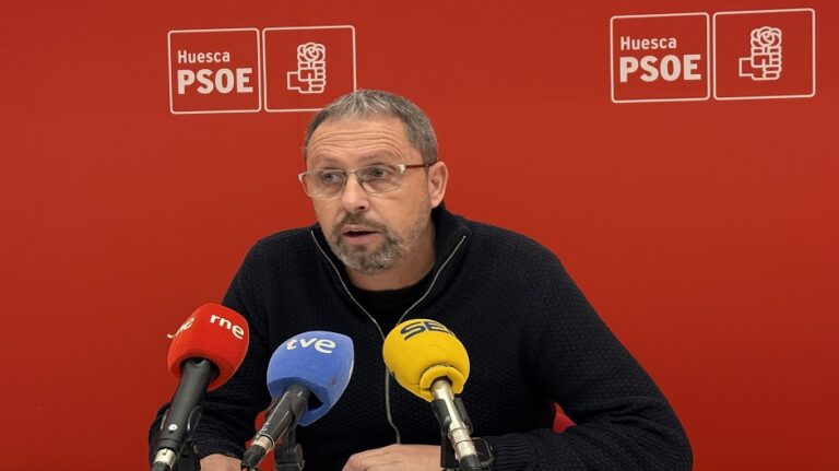 Juan Escalzo, portavoz del PSOE Sariñena